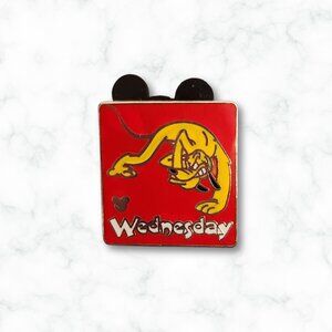 Disney Hidden Mickey Pluto Pink - Days of the Week Series - Wednesday - 2013